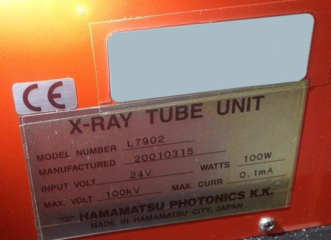 CR Technology CRX 1000 XRF Inspection System (X-ray Fluorescence)