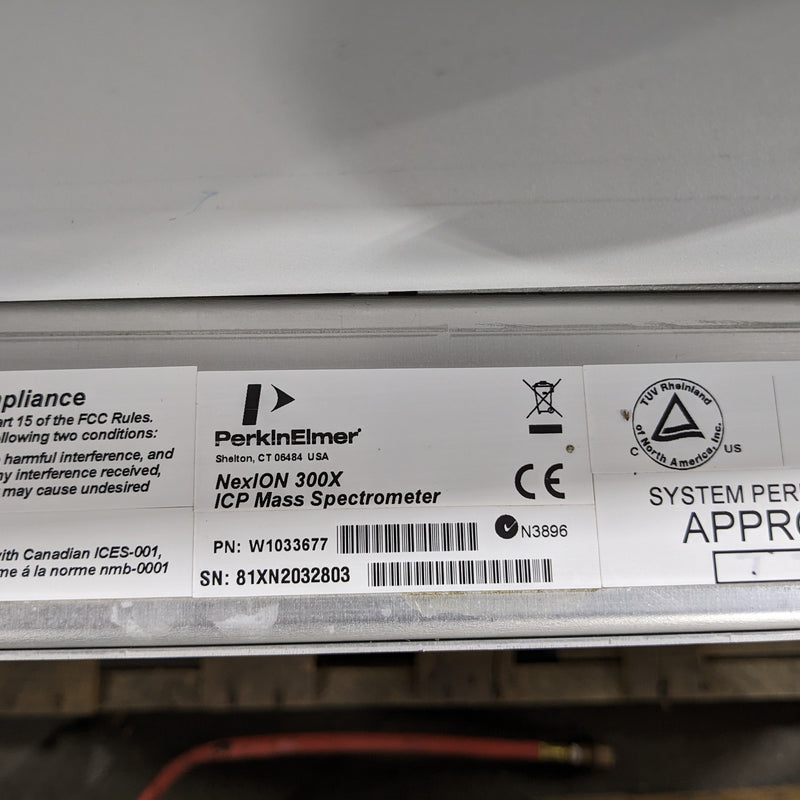 Perkin Elmer NexION 300 X ICP-MS (Inductively Coupled Plasma - Mass Spectrometer)