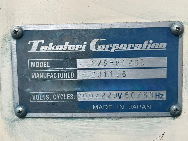 Takatori MWS 612 DD Wire Saw