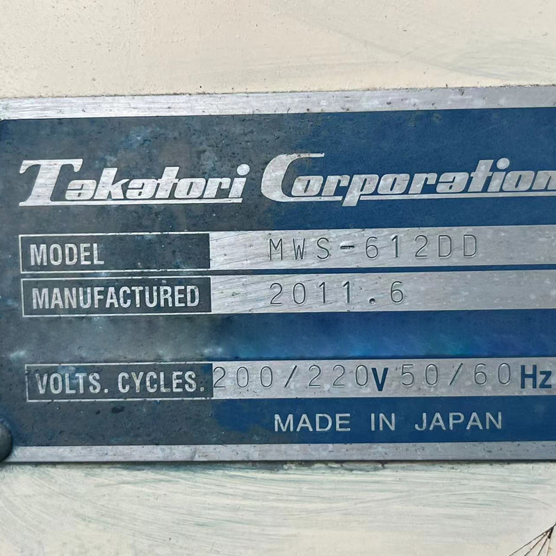 Takatori MWS 612 DD Wire Saw