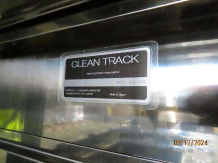 Tel Clean Track Act 8 Coater / Developer