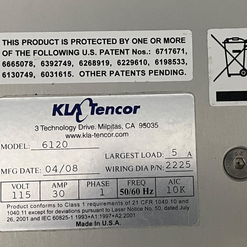 KLA Candela 6120 Surface Inspection System