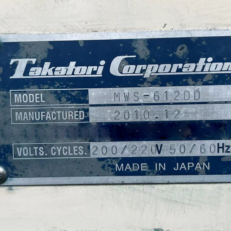 Takatori MWS 612 DD Wire Saw