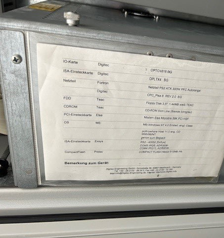 Satisloh CM 2 S Centering Machine