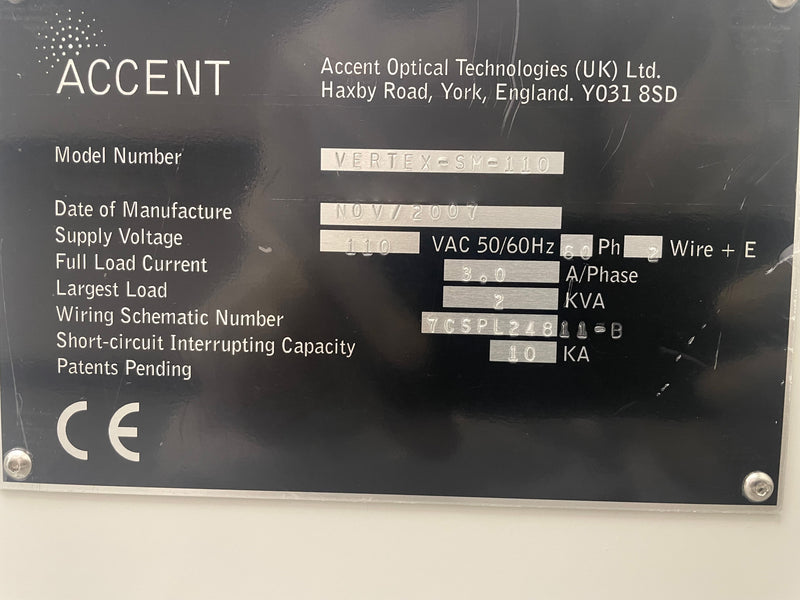 ONTO / Nanometrics Vertex Photoluminescence Measuring Device