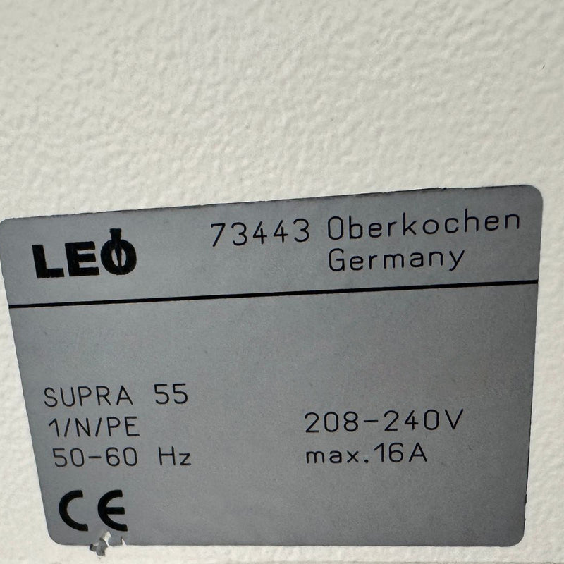 Zeiss Supra 55 SEM (Scanning Electron Microscope)