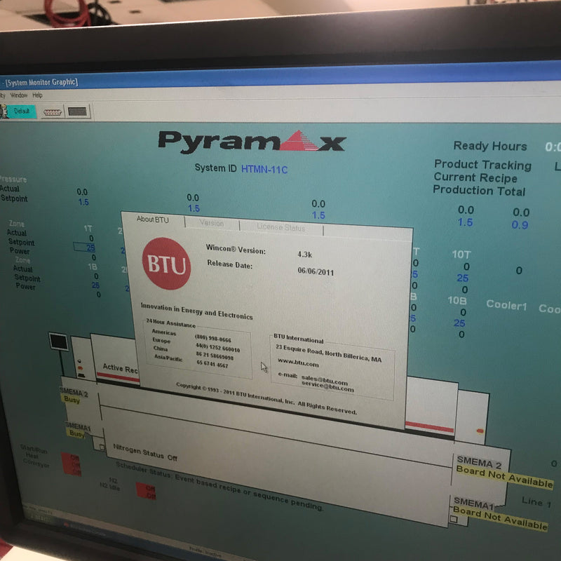 BTU Pyramax 125 N Reflow Oven