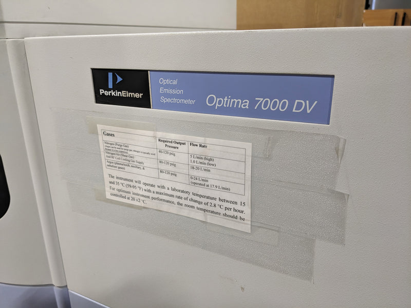 Perkin Elmer Optima 7000 DV Spectrometer