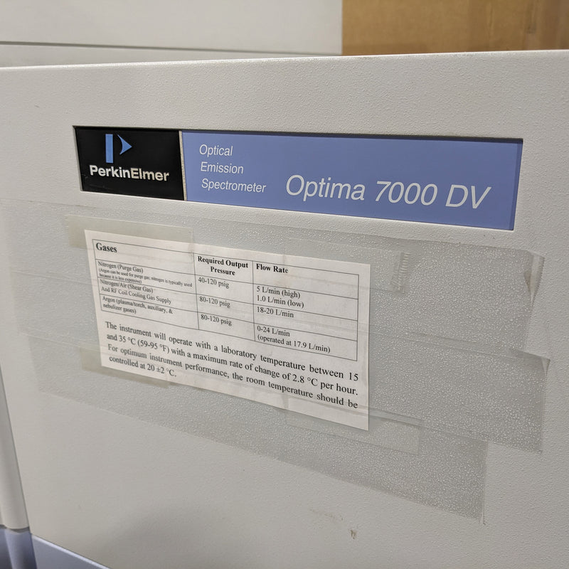 Perkin Elmer Optima 7000 DV Spectrometer