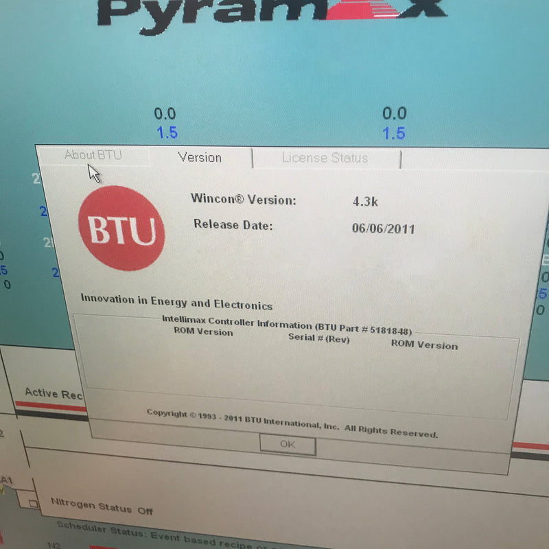BTU Pyramax 125 N Reflow Oven