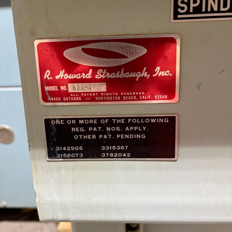 Strasbaugh 6 DA 4 Polisher