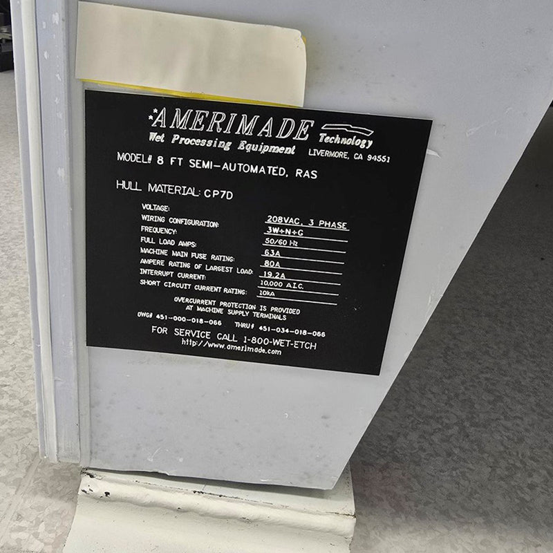 Amerimade Wet Bench