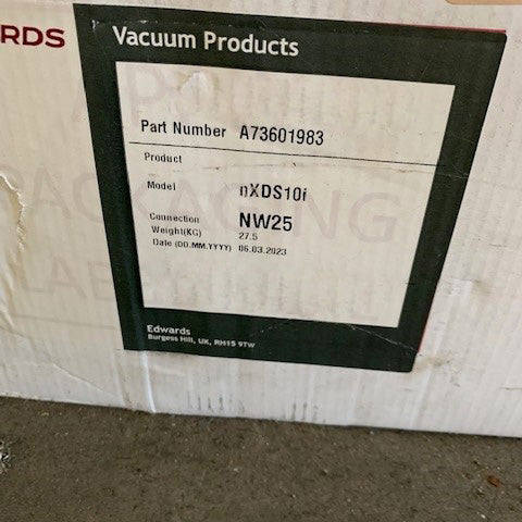 Edwards nXDS 10 i Dry Vacuum Pump