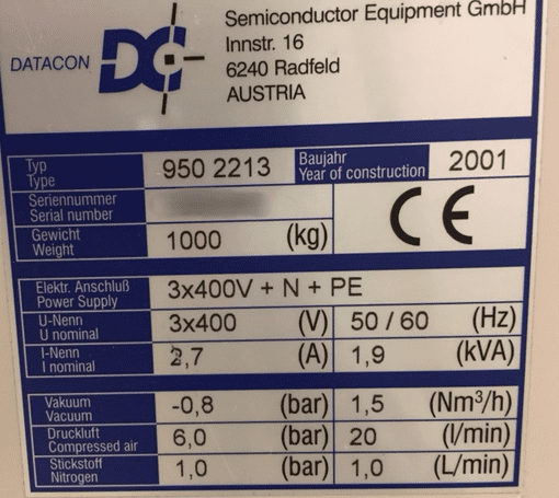 Besi / Datacon 2200 APM Die Bonder
