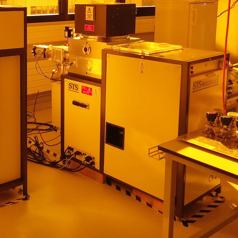 STS Multiplex ICP-DRIE (Inductively Coupled Plasma – Deep Reactive Ion Etcher)