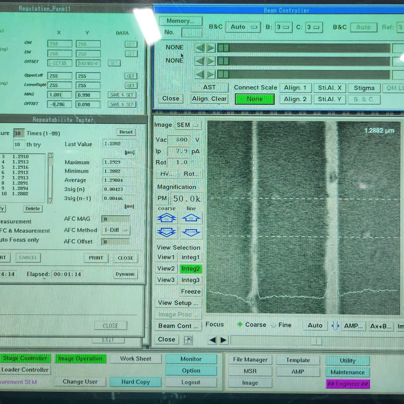 Hitachi S 8840 CD-SEM (Critical Dimension Scanning Electron Microscope)