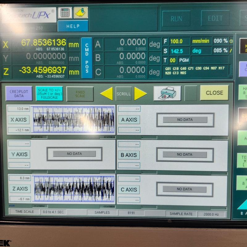 Precitech Nanoform 250 Ultra Ultrapath Machine