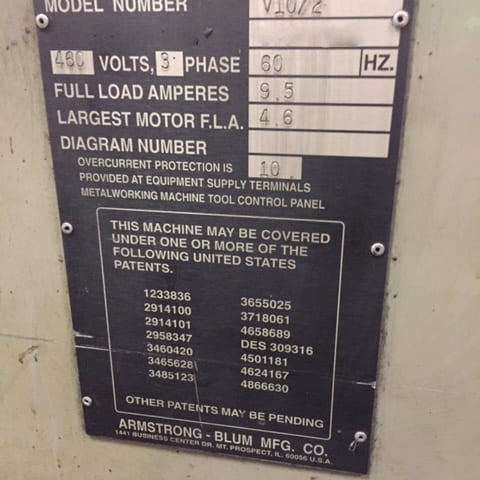 Marvel V 10/2 Band Saw
