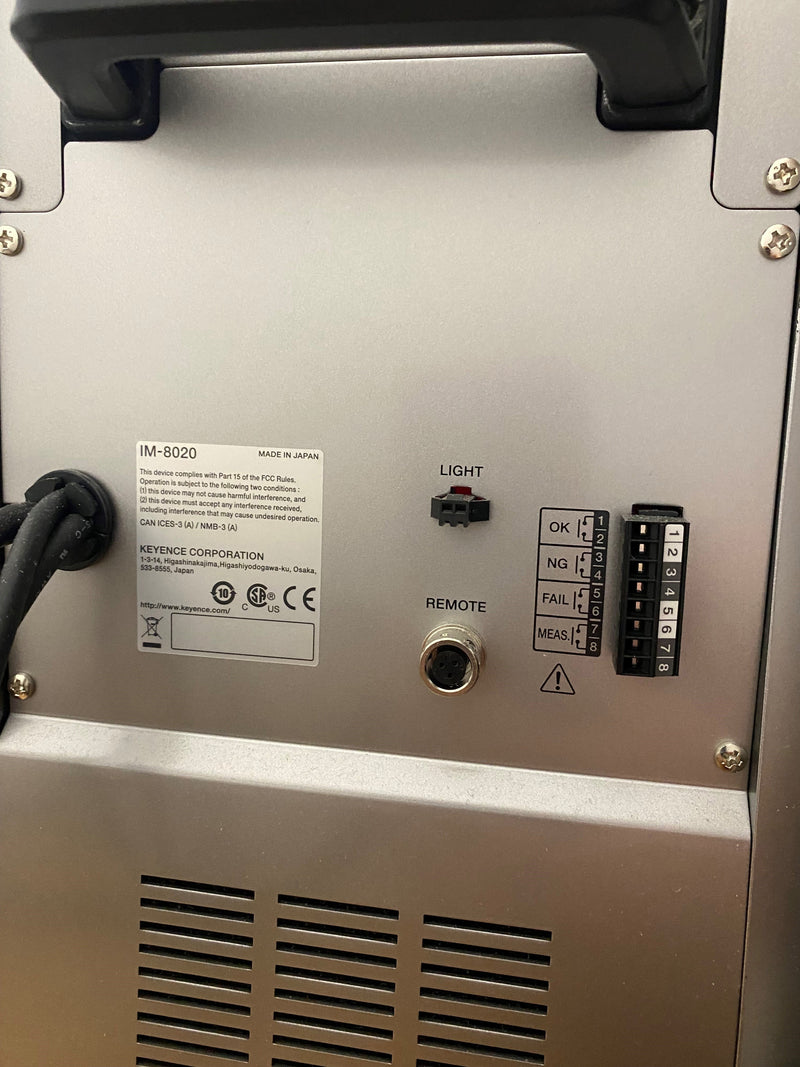 Keyence IM 8020 Image Dimension Measurement System