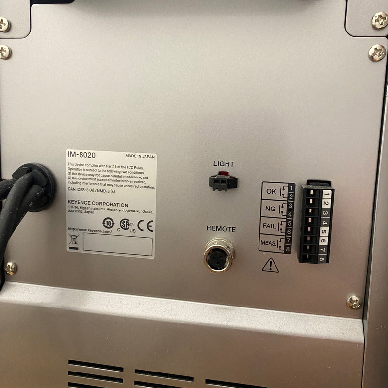 Keyence IM 8020 Image Dimension Measurement System