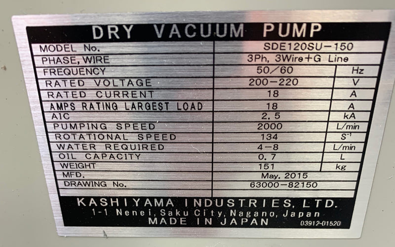 Plasmatherm Versaline ICP Etcher (Inductively Coupled Plasma)