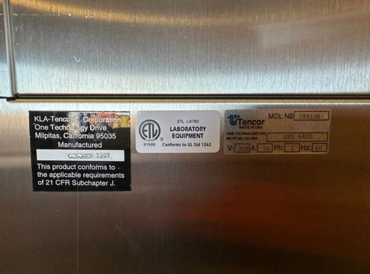 KLA Surfscan 6420 Particle Defect System