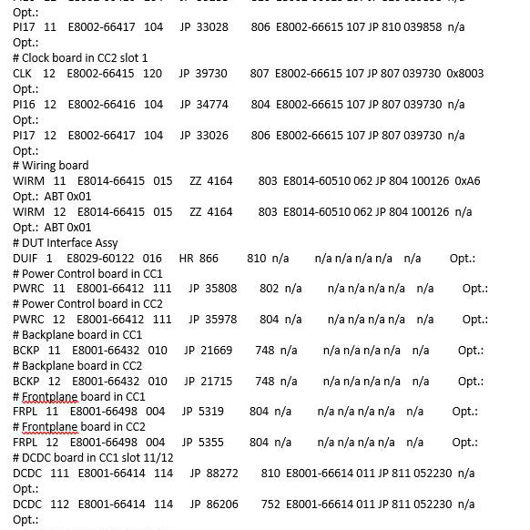 Advantest V 93000 CTH PS 1600 Tester
