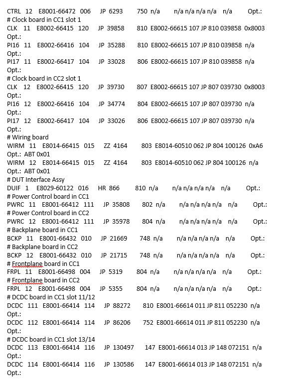 Advantest V 93000 CTH PS 1600 Tester