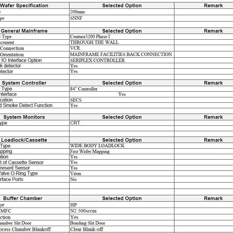 Applied Materials Centura DxZ