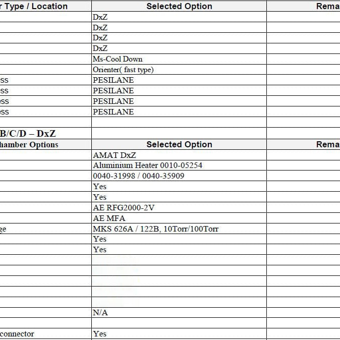 Applied Materials Centura DxZ