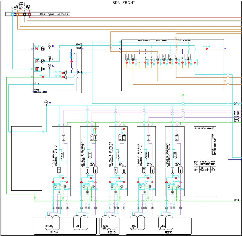Veeco K 465 i HP MOCVD Reactor (Metal Organic Chemical Vapor Deposition)