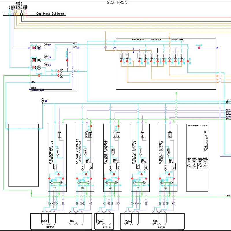 Veeco K 465 i HP MOCVD Reactor (Metal Organic Chemical Vapor Deposition)