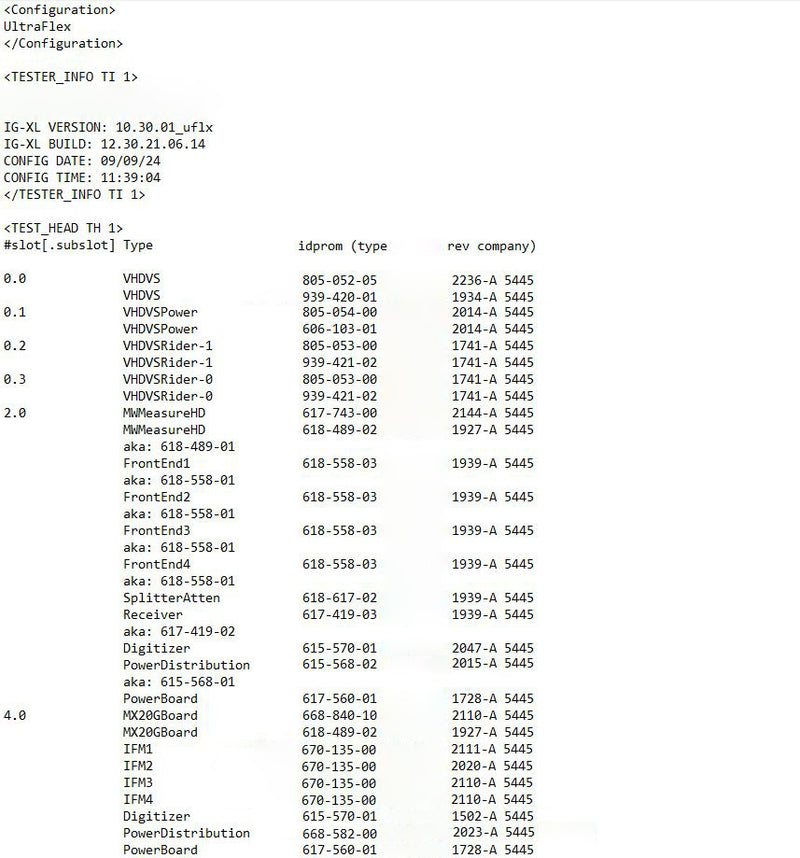 Teradyne Ultra Flex Tester