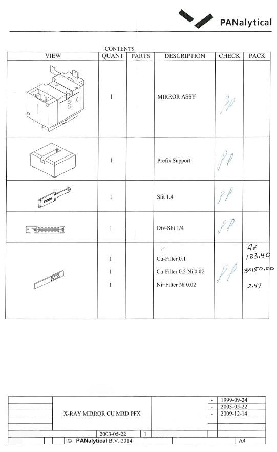 Malvern Panalytical X'Pert 3 MRD XL XRD (X-ray Diffractometer)