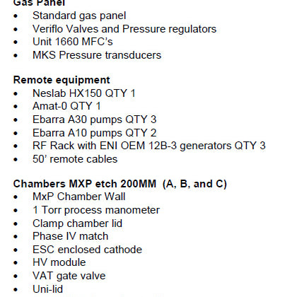 Applied Materials Centura 5200 MxP
