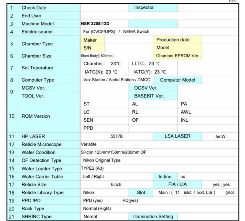 Nikon NSR 2205 i 12 D