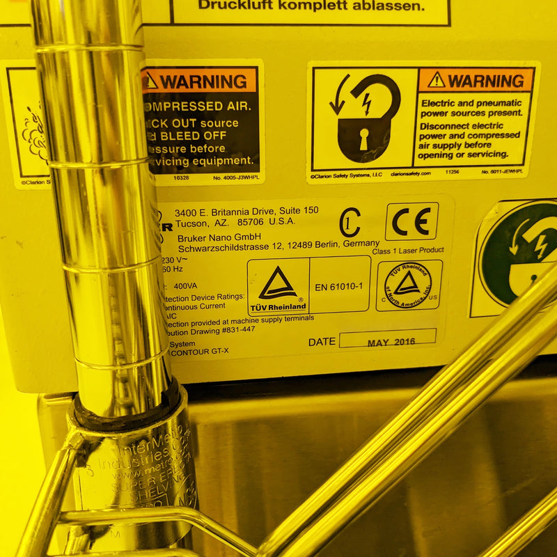 Bruker Contour GTX White Light Interferometer (WLI)