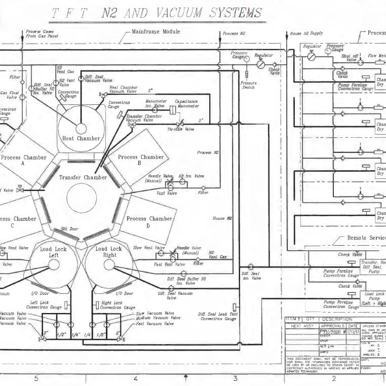 Applied Materials AKT 1600 PECVD (Plasma-Enhanced Chemical Vapor Deposition)