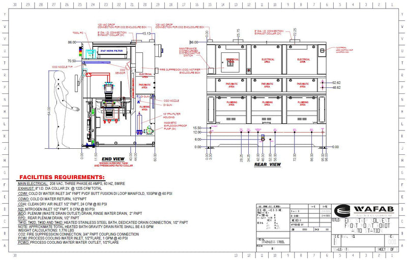 Wafab APS 098 Strip Solvent Station