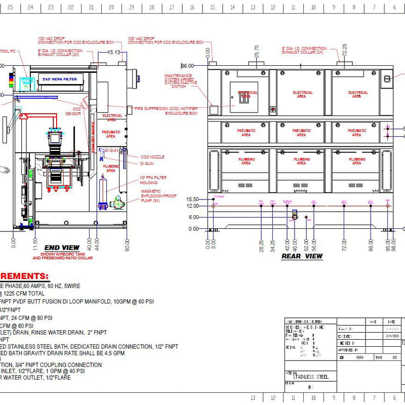 Wafab APS 098 Strip Solvent Station
