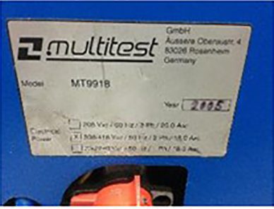 Multitest MT 9918 Handler