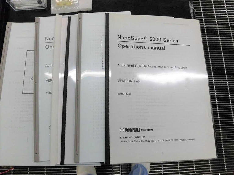 ONTO / Nanometrics M 6100 UV