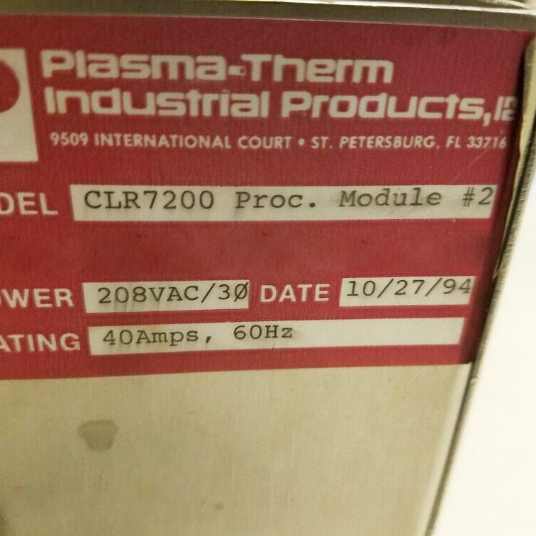 Plasmatherm 7000 (EMS) RIE (Reactive Ion Etcher)