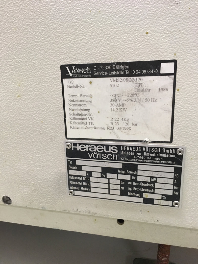Votsch 5102 Environmental Thermal Chamber