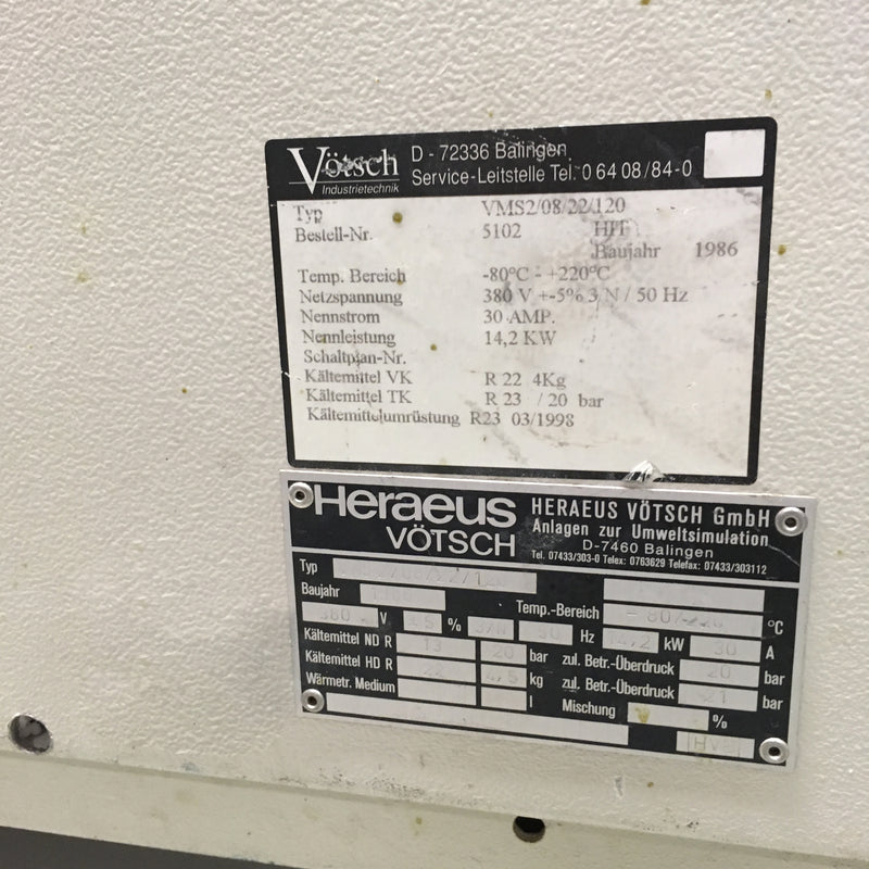 Votsch 5102 Environmental Thermal Chamber