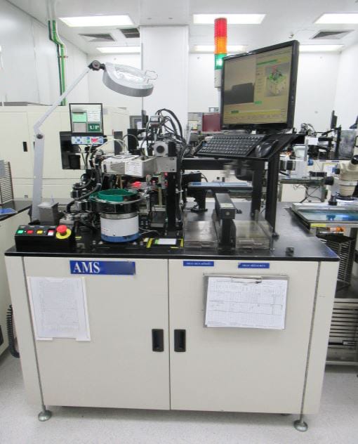 AMS Shield Attach Machine