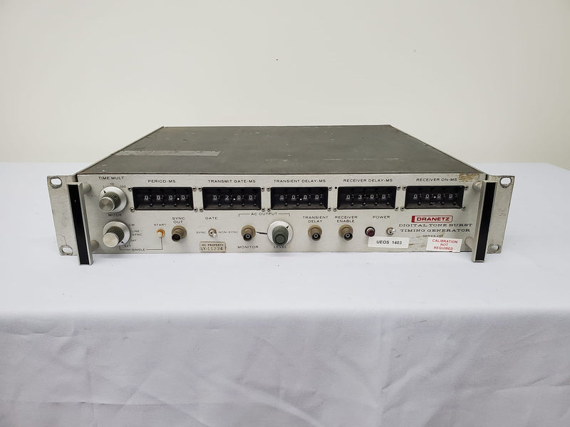 Dranetz 206 A Digital Tone Burst Timing Generator