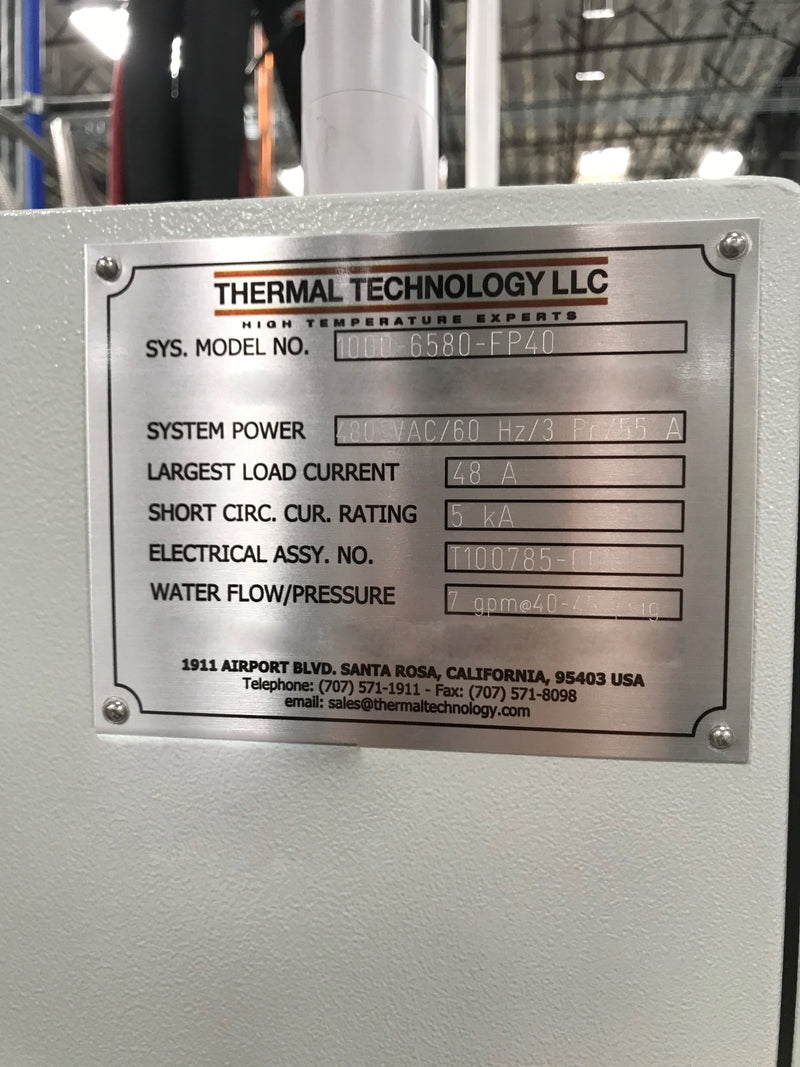 Thermal Technology 1000-6580-FB 40 Furnace