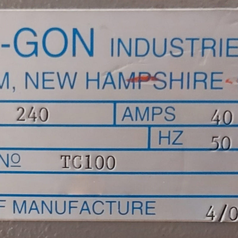 Oxy-Gon TC 100 Vacuum Furnace