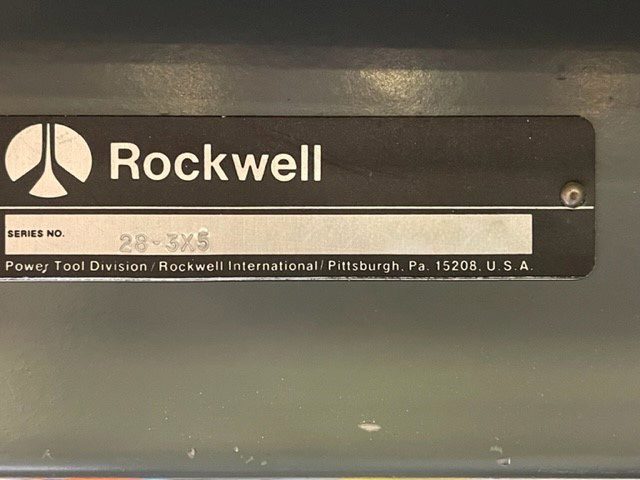 Rockwell 20 Vertical Band Saw